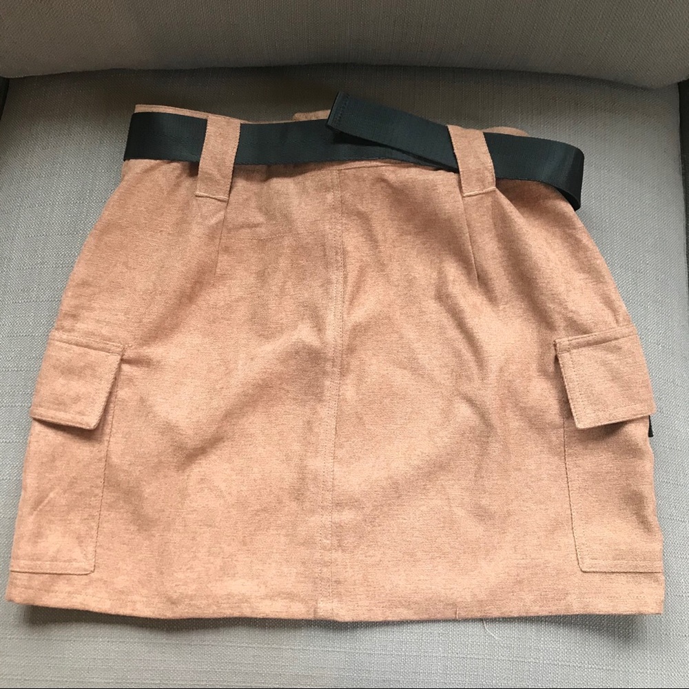 Tan Utility Cargo Skirt - Picture 8 of 8